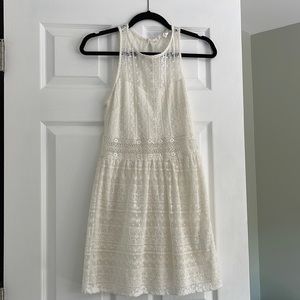 F21 White lace, flower dress.